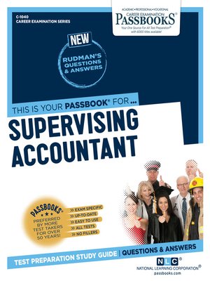 cover image of Supervising Accountant